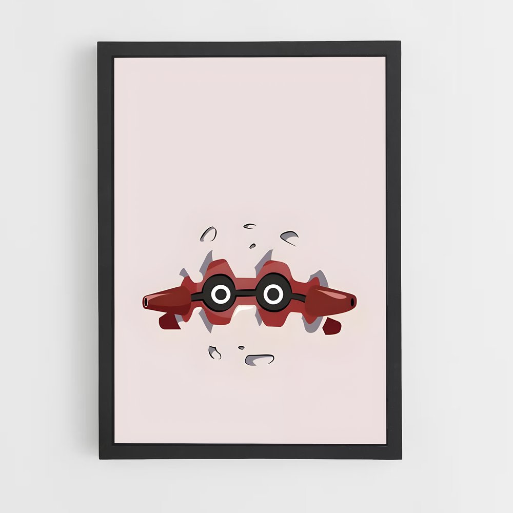 Poster Visage Brisé – affiche Pokemon (vue 2)