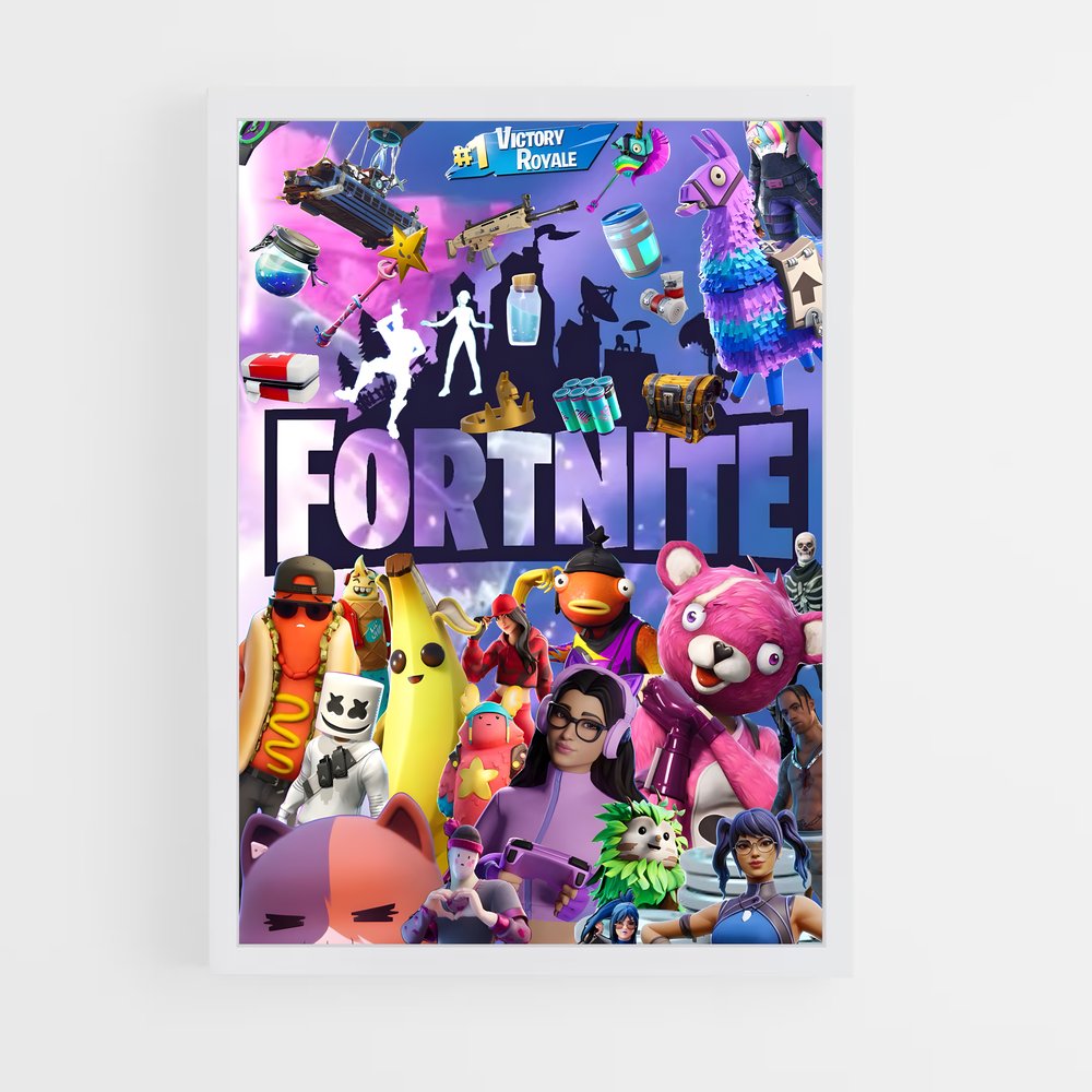 Poster Battle Royale – affiche Fortnite (vue 3)