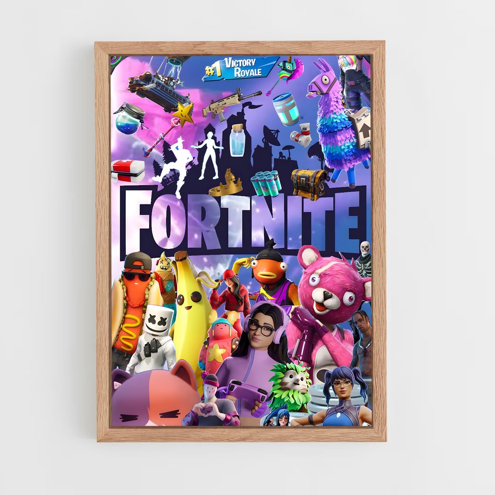 Poster Battle Royale – affiche Fortnite (vue 4)