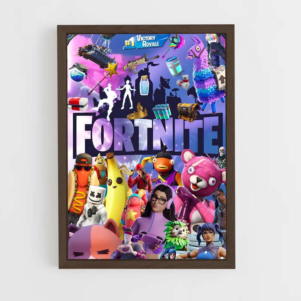 Poster Battle Royale – affiche Fortnite (vue 5)