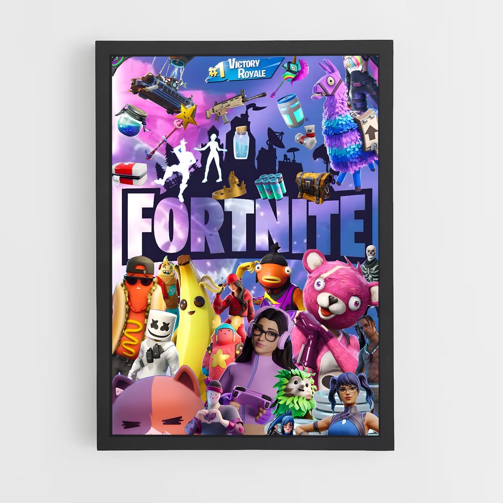 Poster Battle Royale – affiche Fortnite (vue 2)