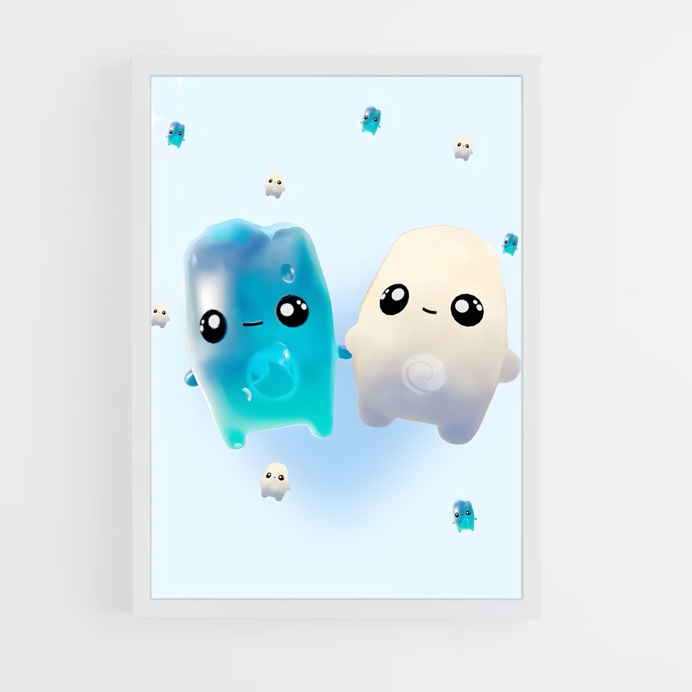 Poster Les Dents du Duel – affiche Fortnite (vue 3)