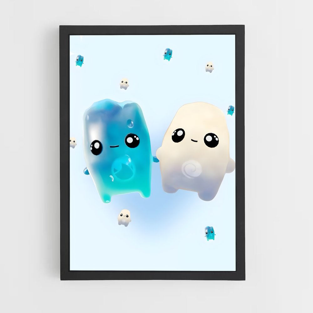 Poster Les Dents du Duel – affiche Fortnite (vue 2)