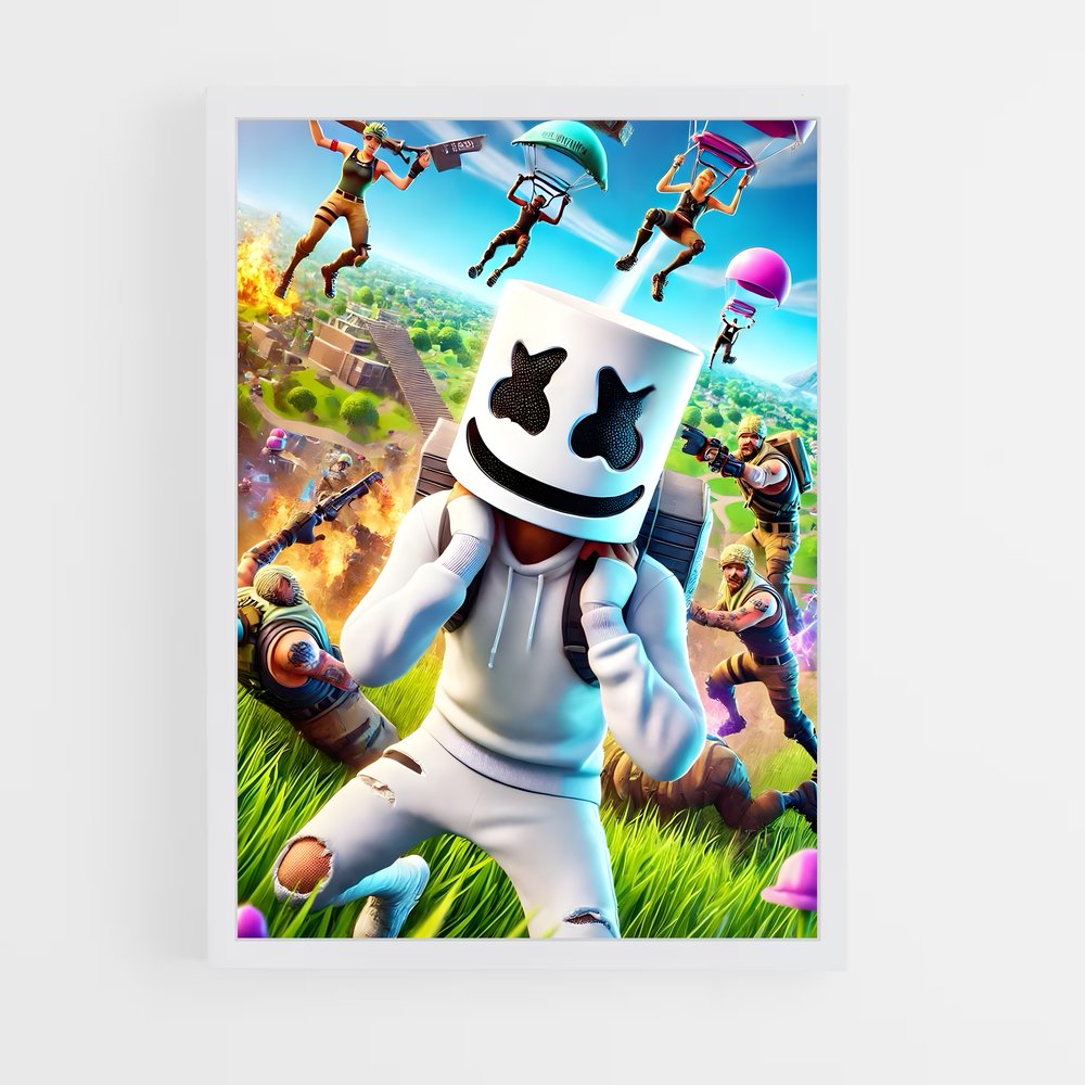 Poster Fortnite explosive (vue 3)