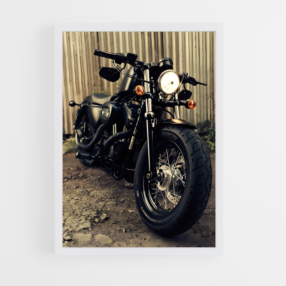 Poster Envoûtant Quarante-huit – affiche Harley-Davidson (vue 3)