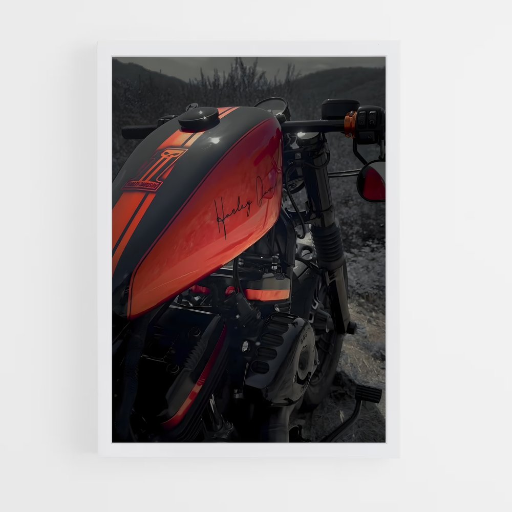 Poster Élégance Quarante-Huit – affiche Harley-Davidson (vue 3)