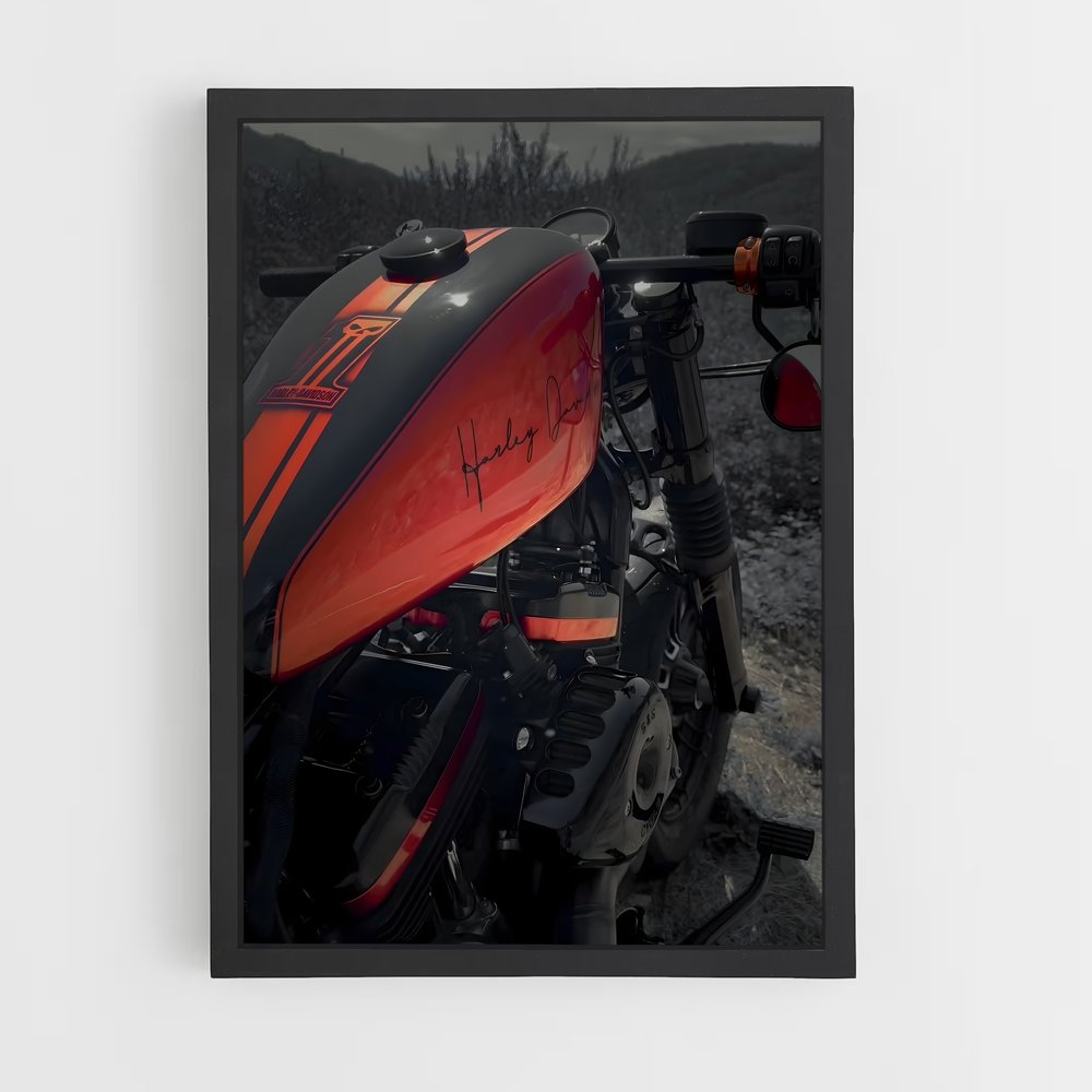 Poster Élégance Quarante-Huit – affiche Harley-Davidson (vue 2)