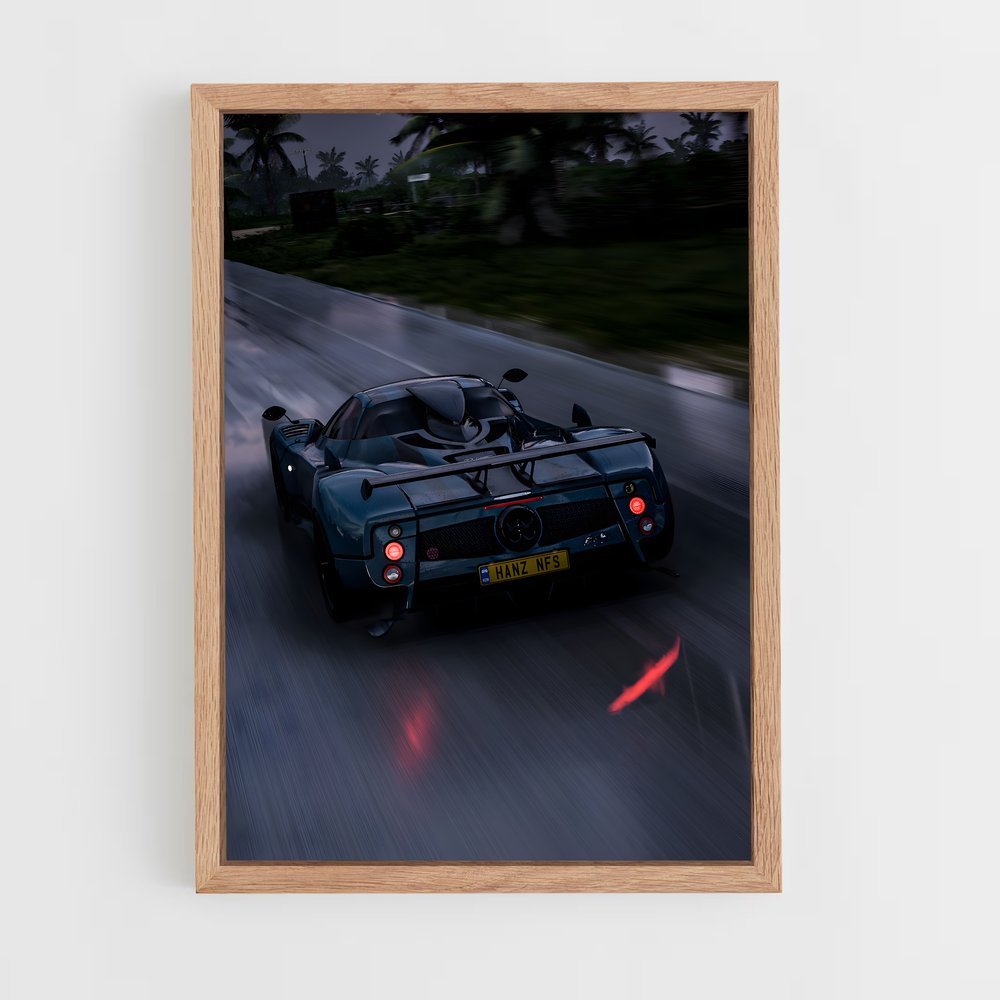 Poster Trafic Rouge – affiche Forza (vue 4)