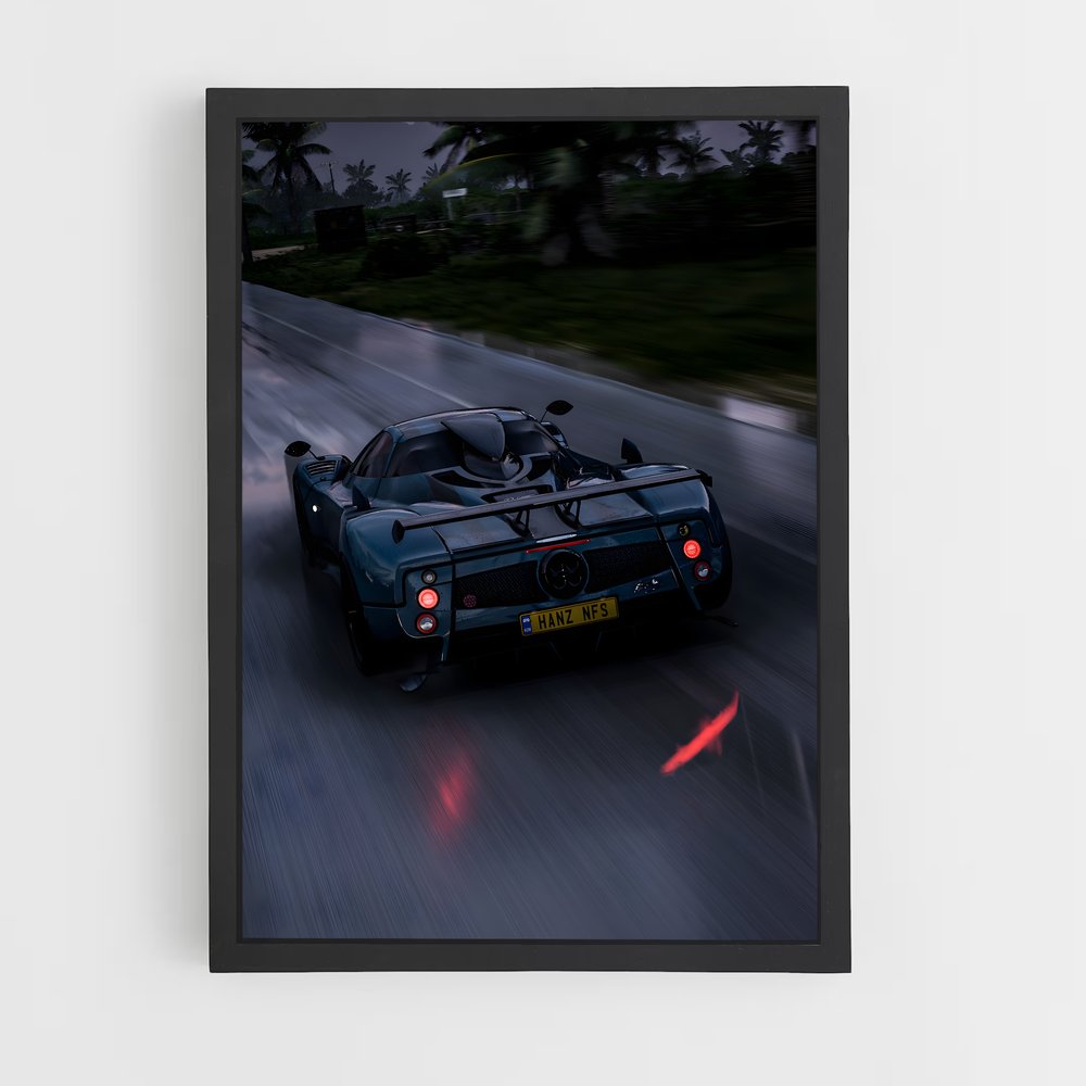 Poster Trafic Rouge – affiche Forza (vue 2)