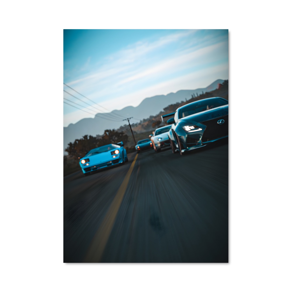 Poster Sur la Route de l'Aventure