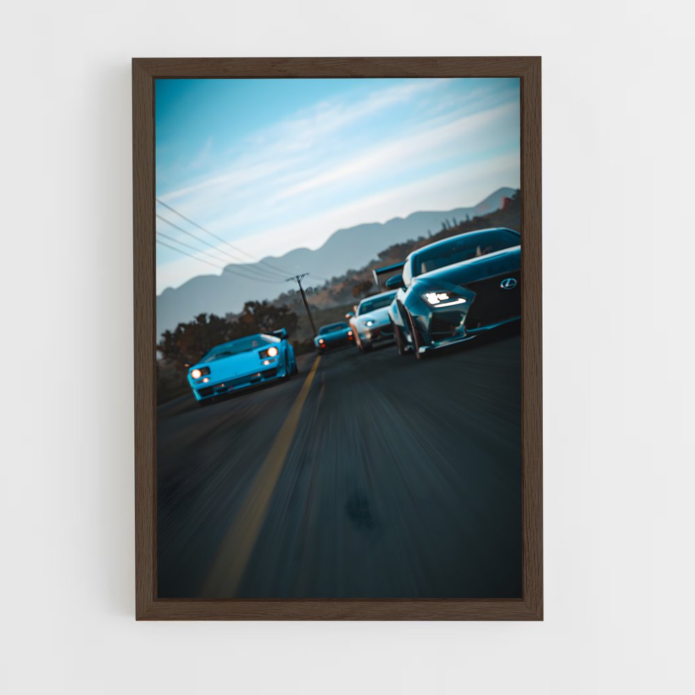 Poster Sur la Route de l'Aventure – affiche Forza (vue 5)