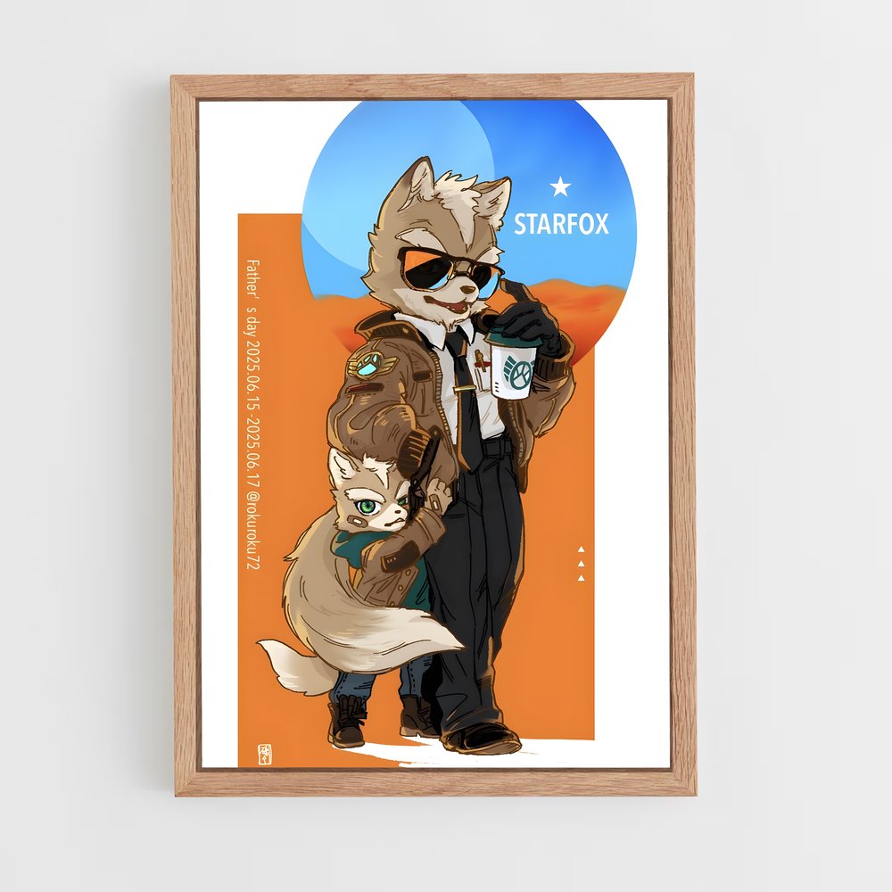 Poster Cat's Suit – affiche Super Smash Bros (vue 4)