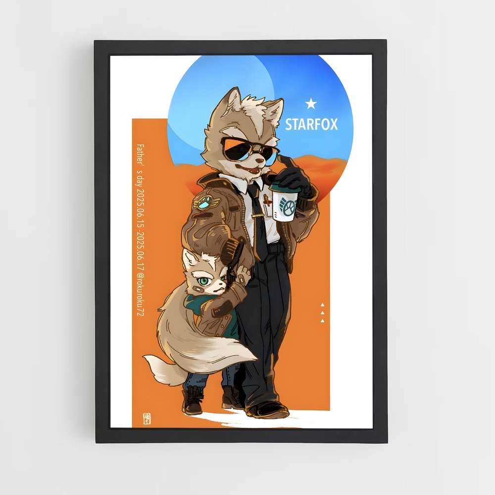 Poster Cat's Suit – affiche Super Smash Bros (vue 2)