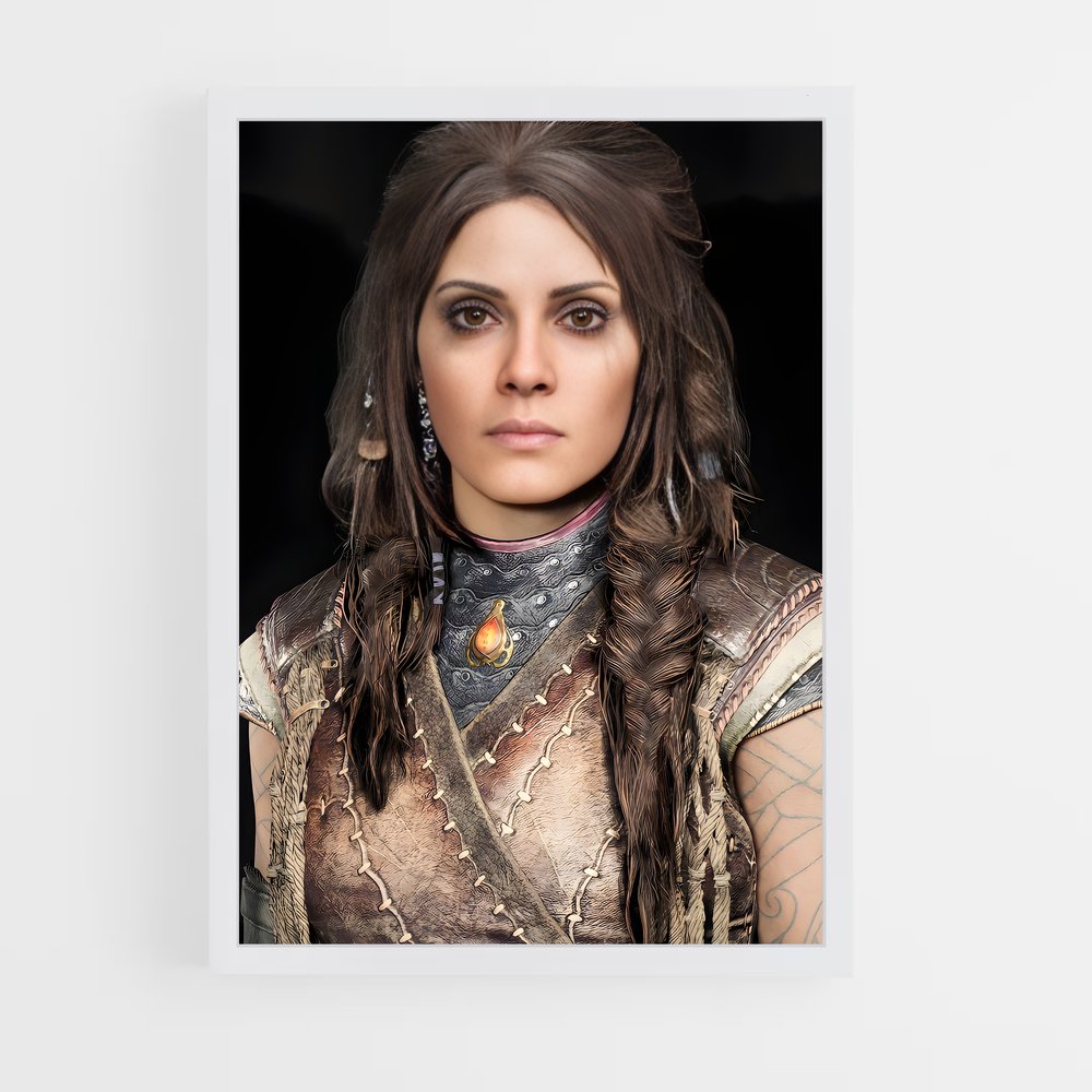 Poster Freya Mystère – affiche God of War (vue 3)