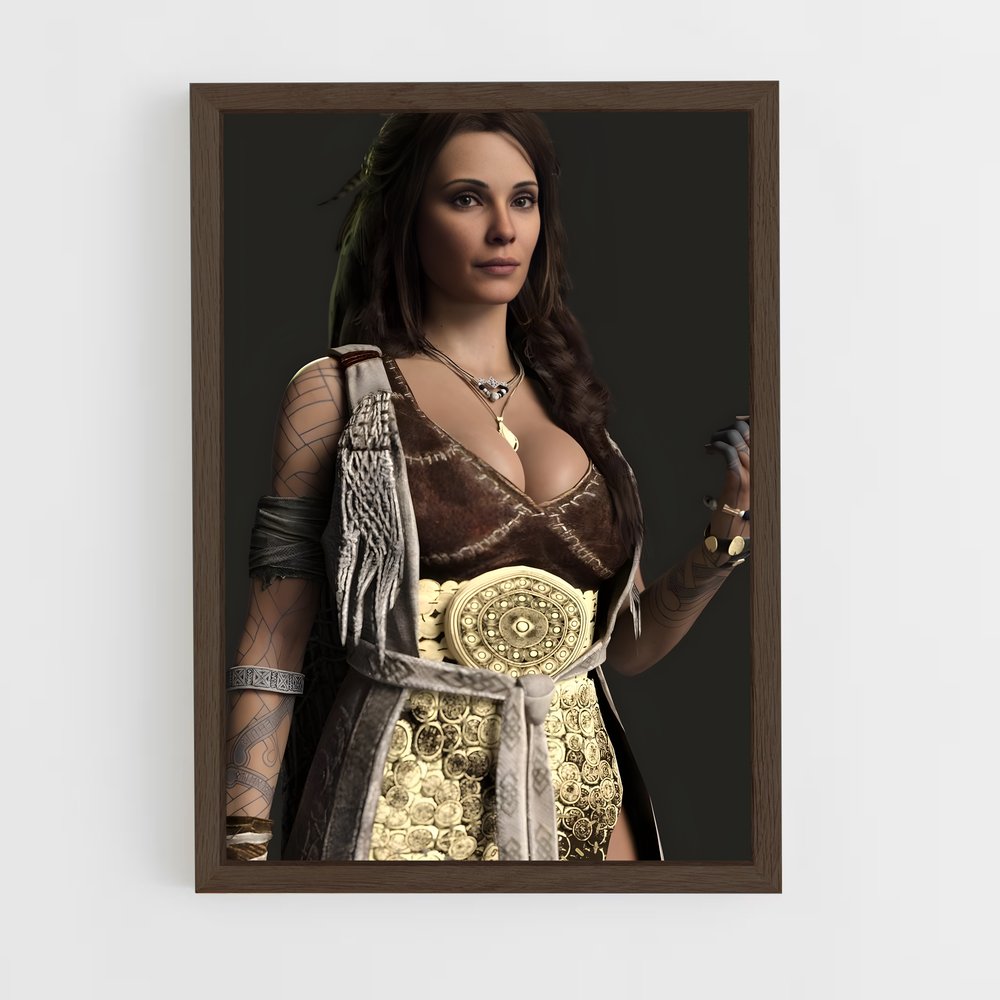 Poster Freya Mystérieuse – affiche God of War (vue 5)