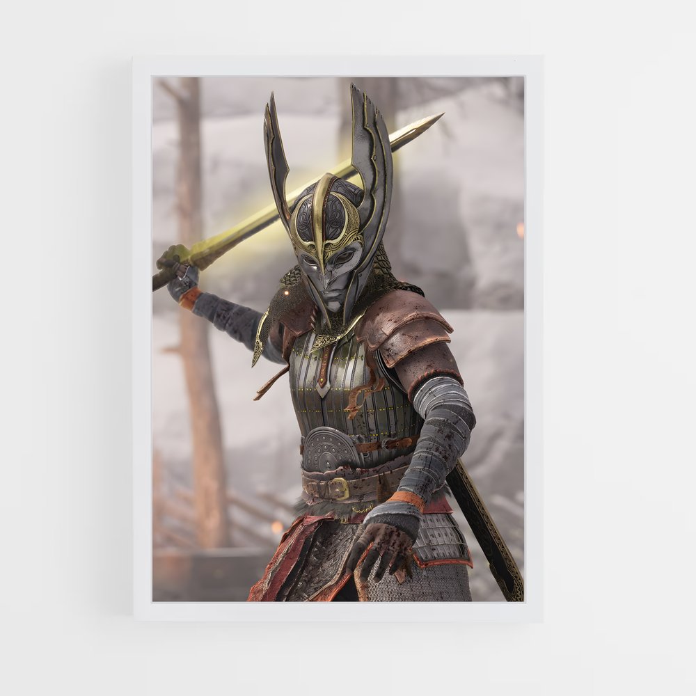 Poster Freya courage – affiche God of War (vue 3)