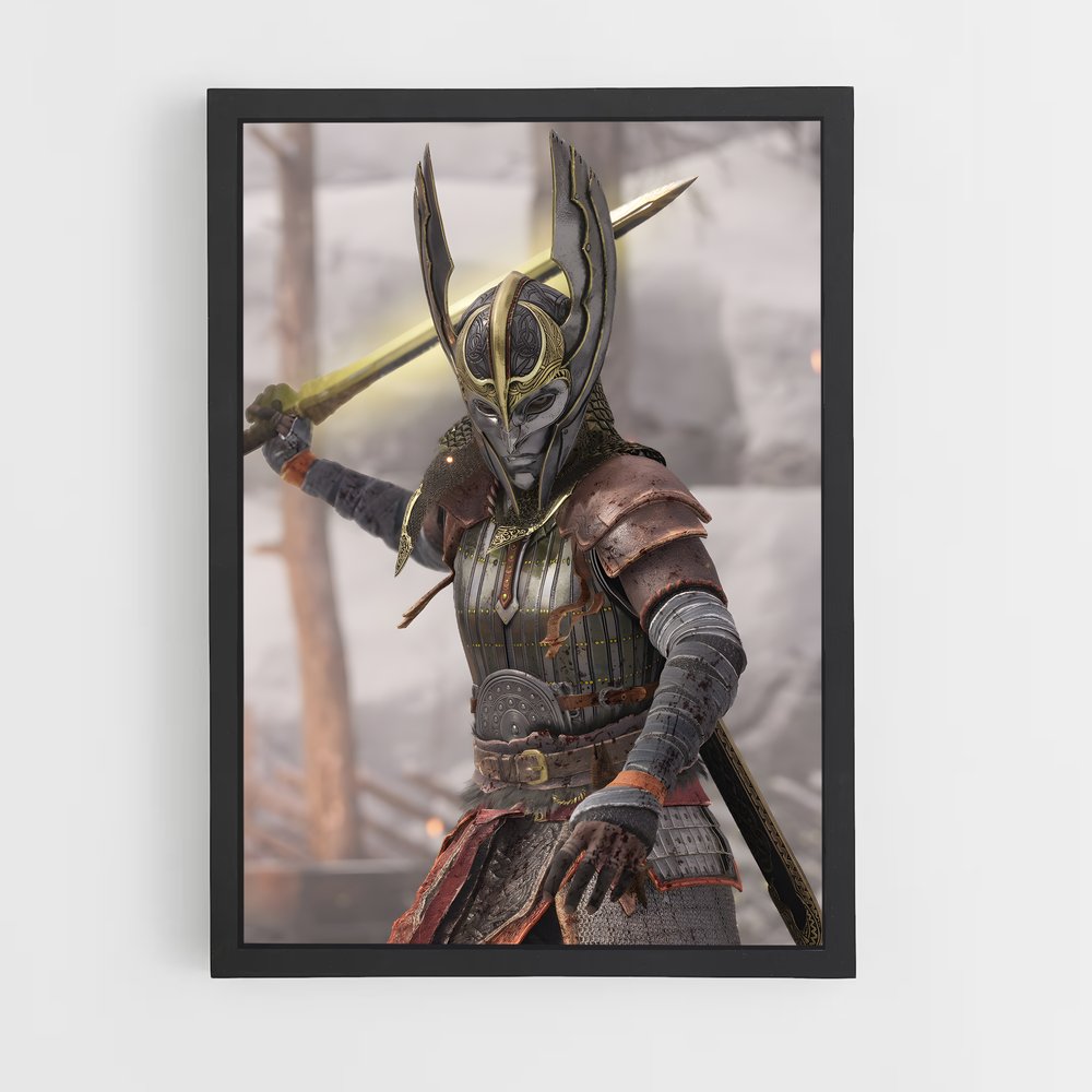 Poster Freya courage – affiche God of War (vue 2)
