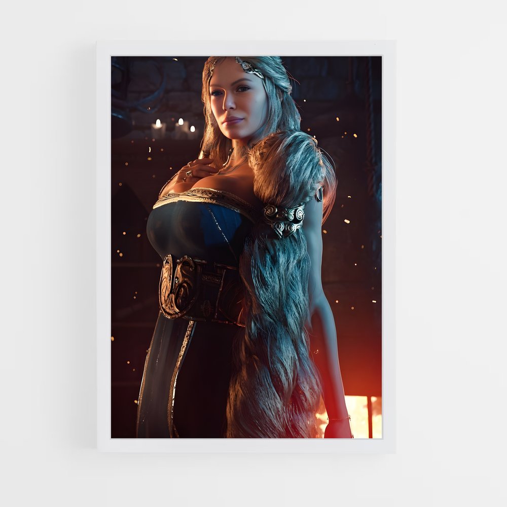 Poster L'Épée de Freya – affiche God of War (vue 3)