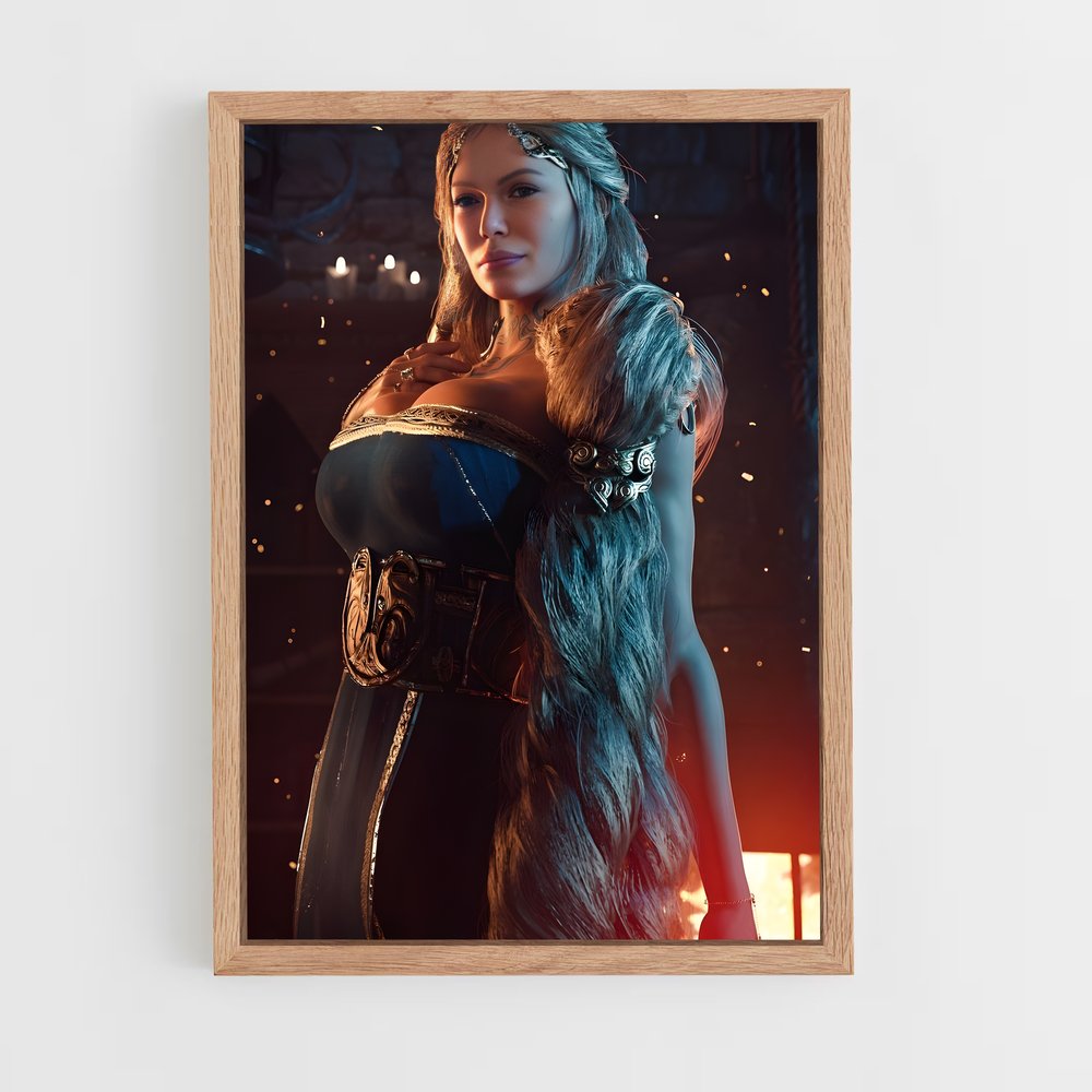 Poster L'Épée de Freya – affiche God of War (vue 4)