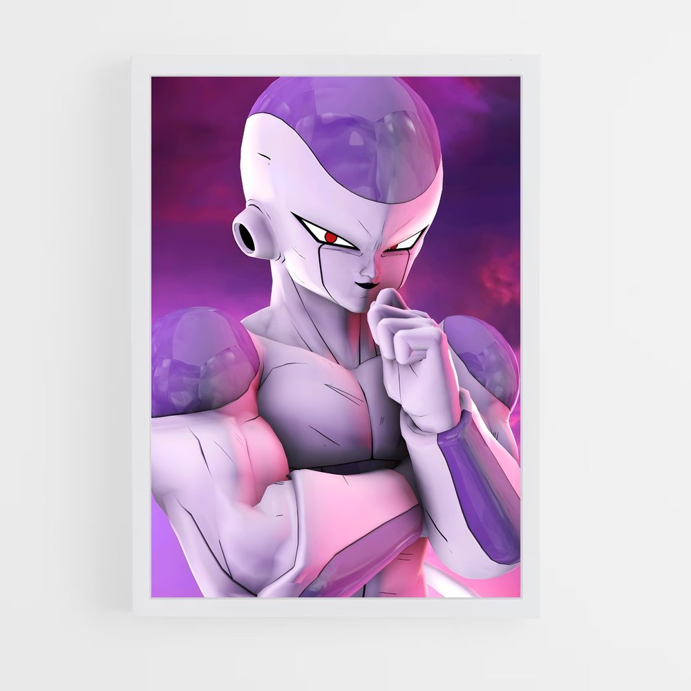 Poster Frieza Fantastique – affiche Dragon ball fighterz (vue 3)