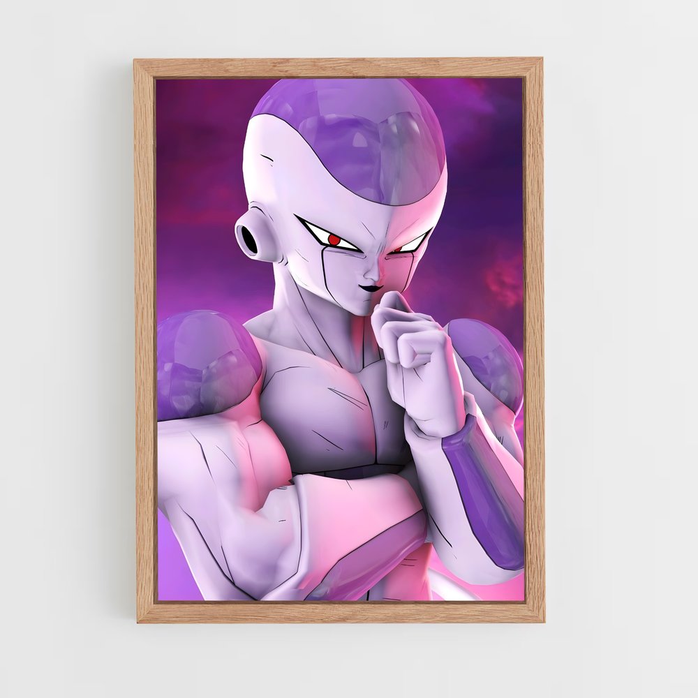 Poster Frieza Fantastique – affiche Dragon ball fighterz (vue 4)