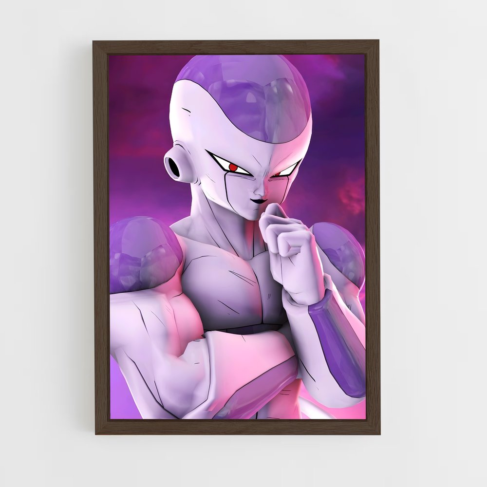 Poster Frieza Fantastique – affiche Dragon ball fighterz (vue 5)