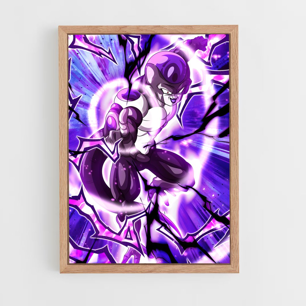 Poster Frieza's Fury – affiche Dragon ball fighterz (vue 4)