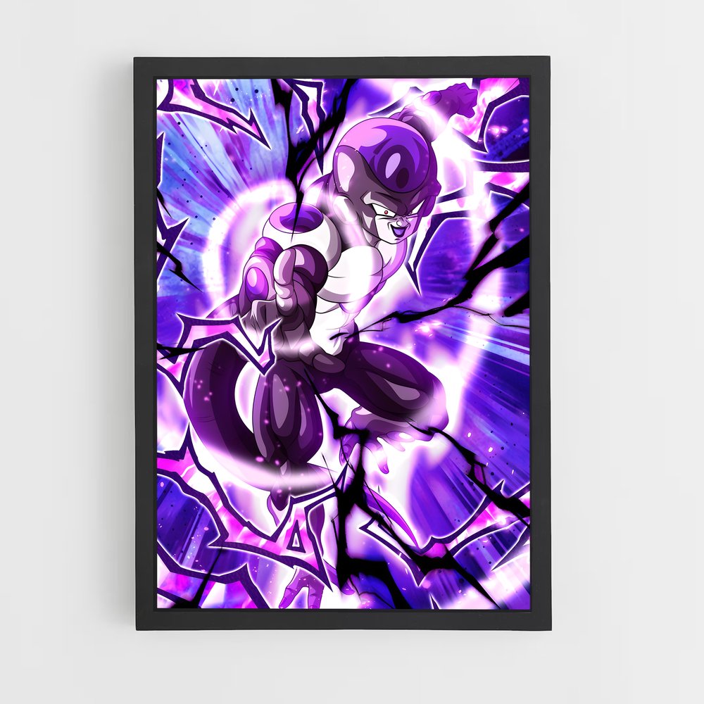 Poster Frieza's Fury – affiche Dragon ball fighterz (vue 2)
