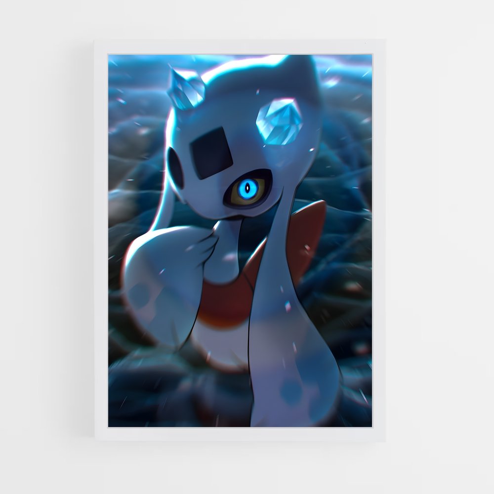 Poster Froslass Féline – affiche Pokemon (vue 3)