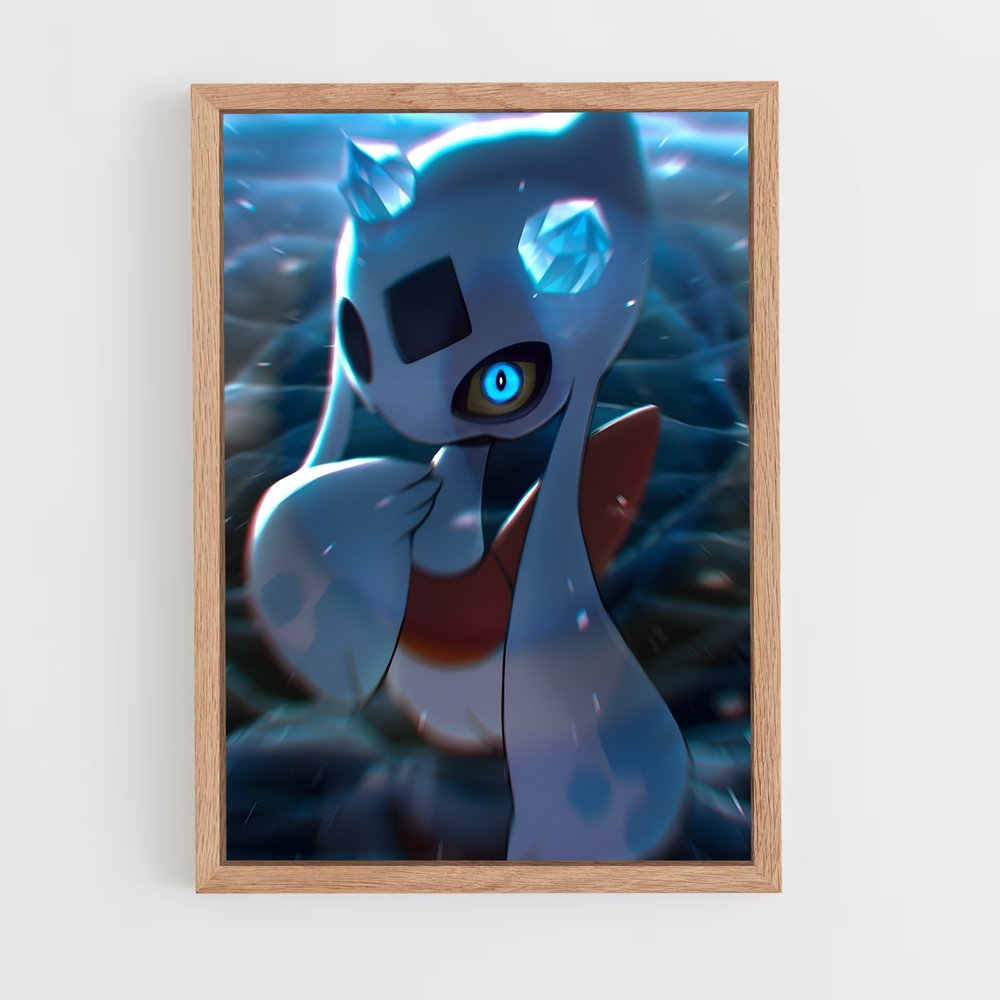 Poster Froslass Féline – affiche Pokemon (vue 4)