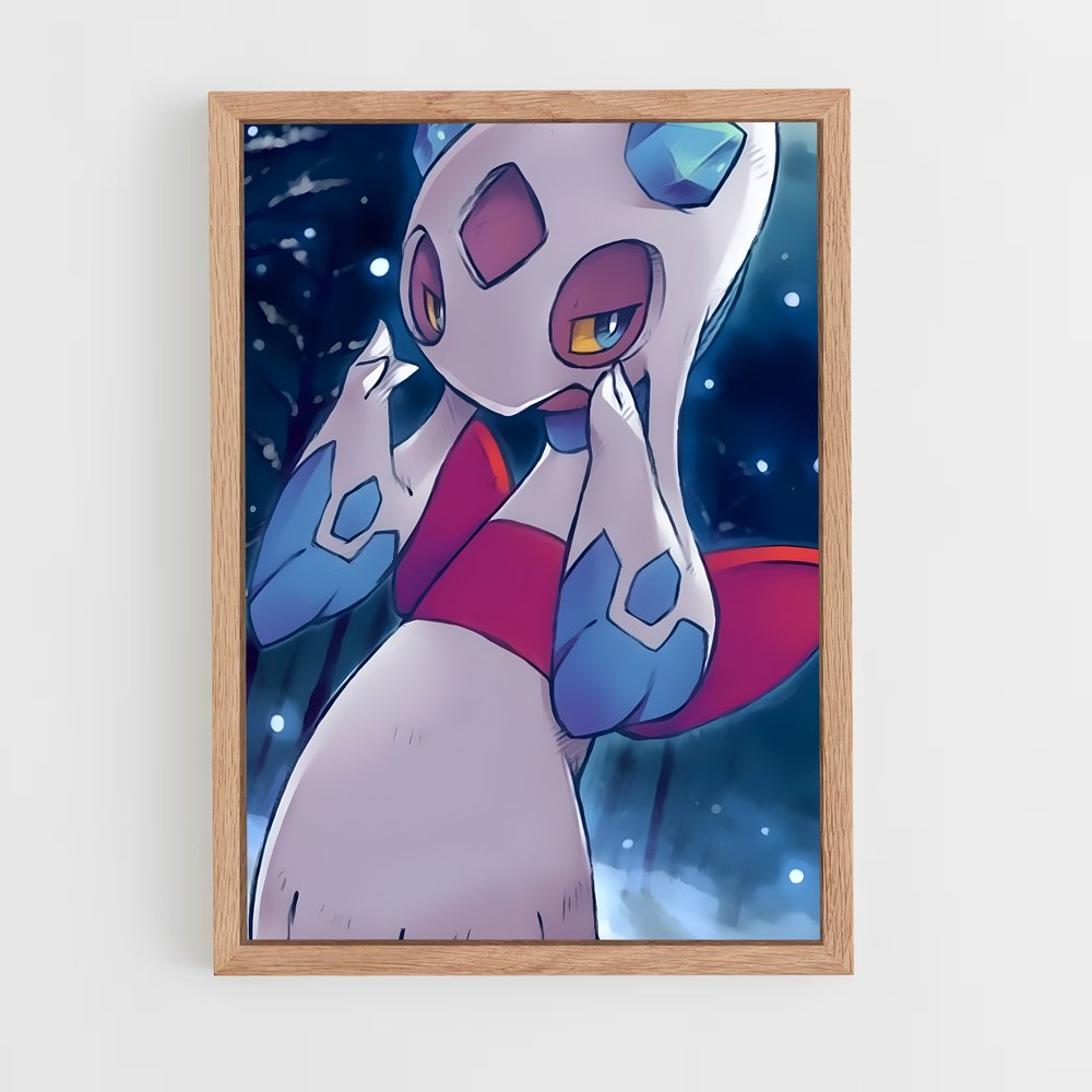 Poster Froslass et le Chat Mystique – affiche Pokemon (vue 4)