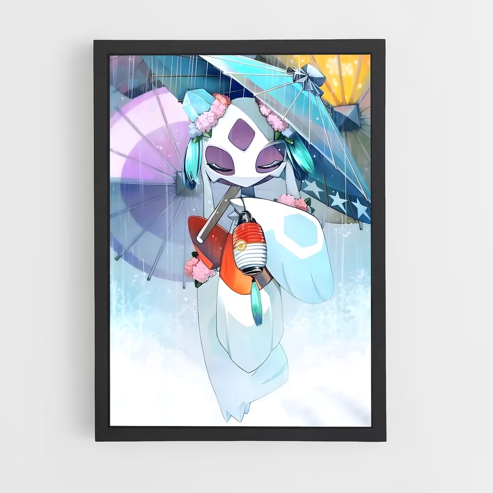 Poster Pluie Magique – affiche Pokemon (vue 2)