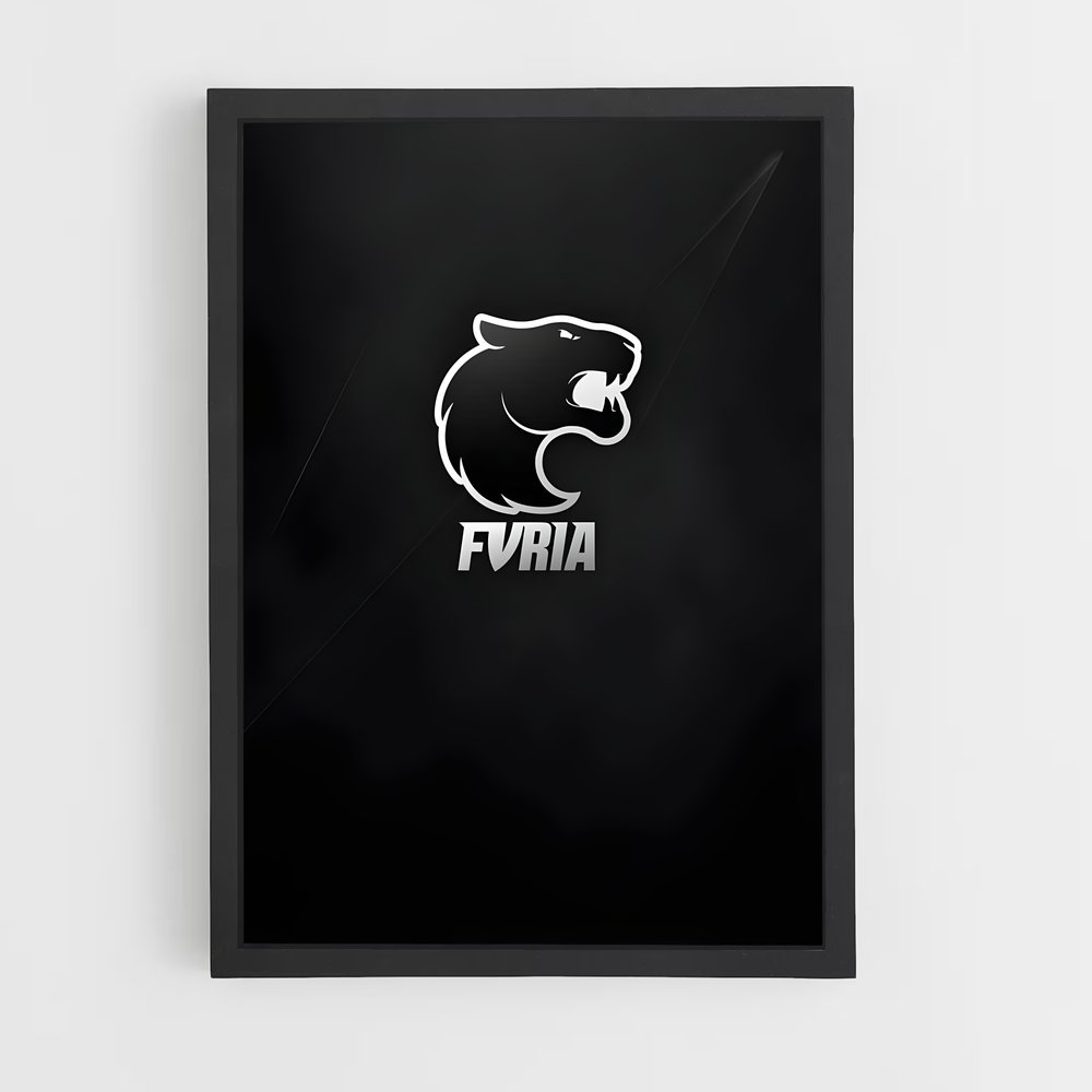 Poster Furia Team – affiche Esports (vue 2)