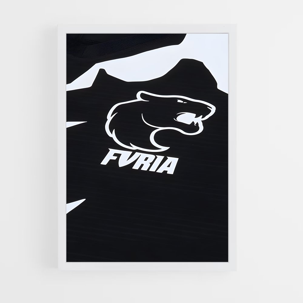 Poster Panthera Noir – affiche Esports (vue 3)