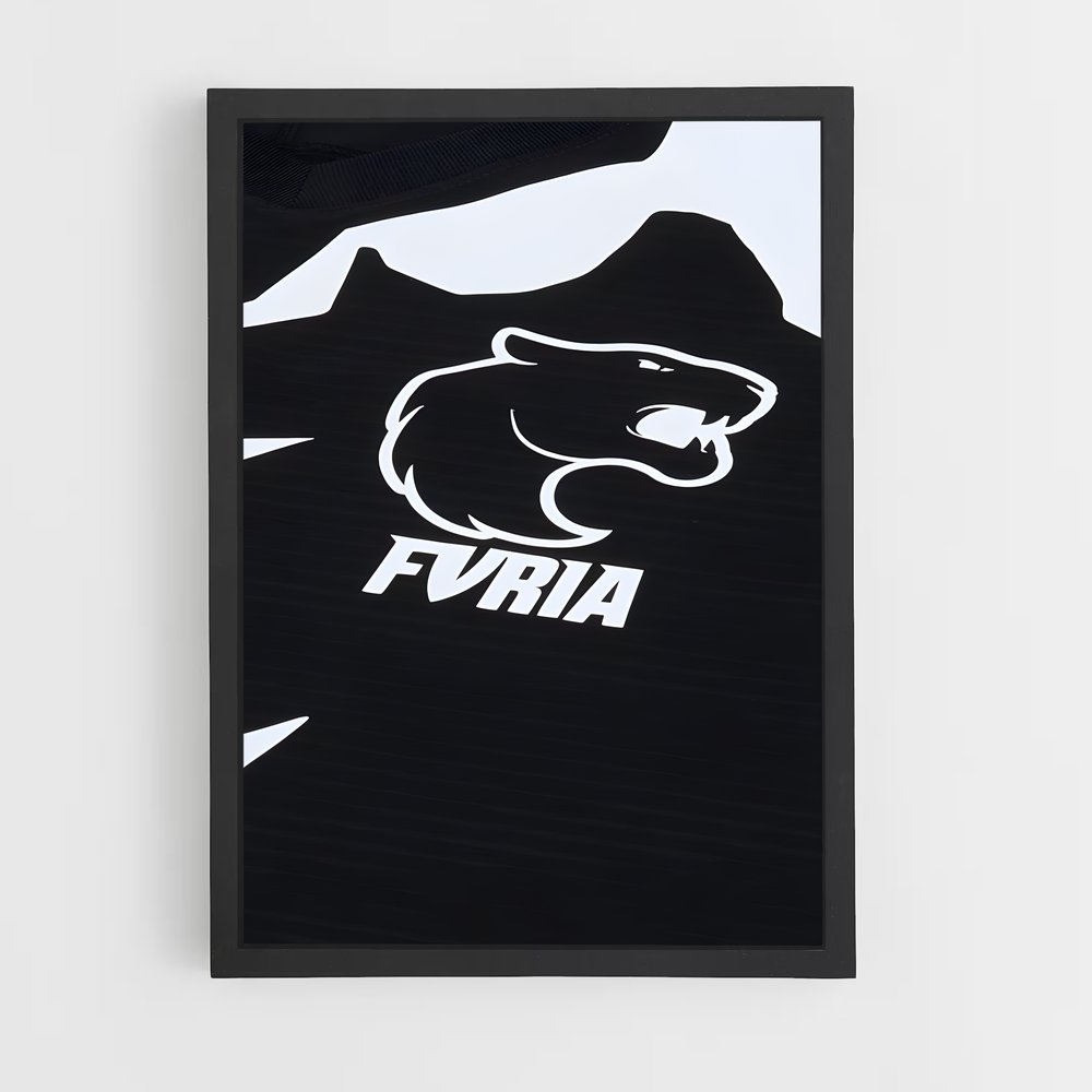 Poster Panthera Noir – affiche Esports (vue 2)