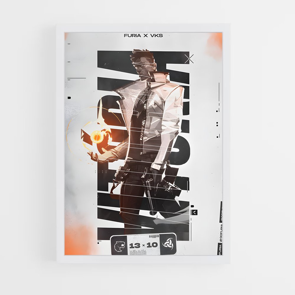 Poster Maître des Flammes – affiche Esports (vue 3)