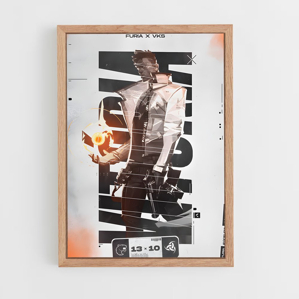 Poster Maître des Flammes – affiche Esports (vue 4)