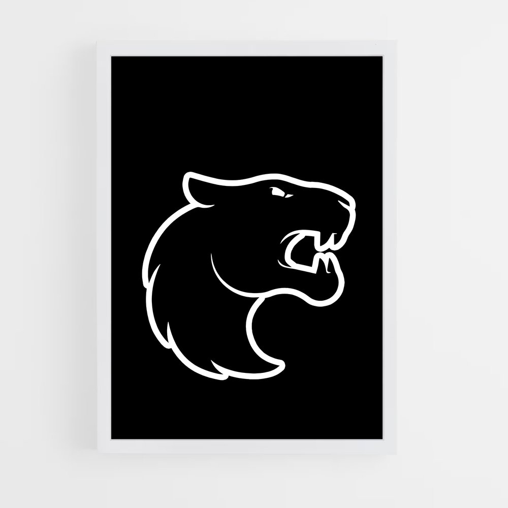 Poster Furia Félin – affiche Esports (vue 3)