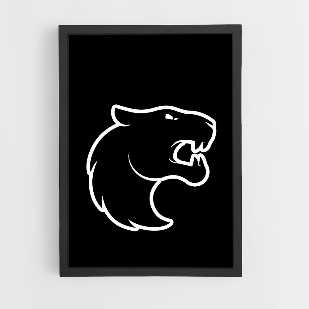 Poster Furia Félin – affiche Esports (vue 2)