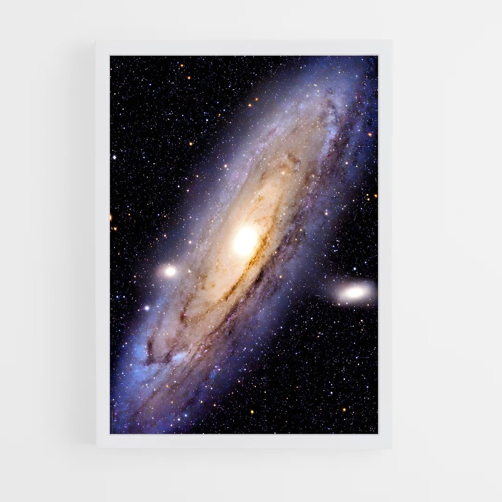 Poster Galaxie Andromède (vue 3)