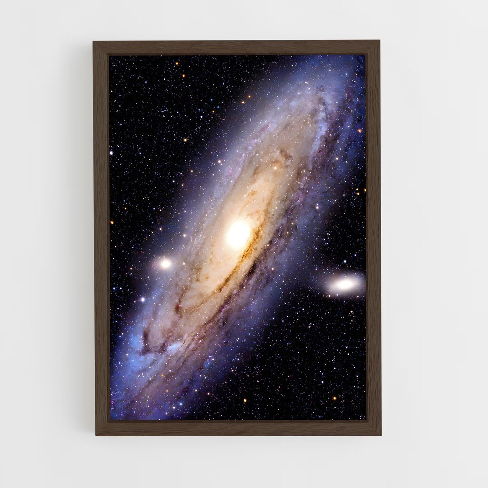 Poster Galaxie Andromède (vue 5)