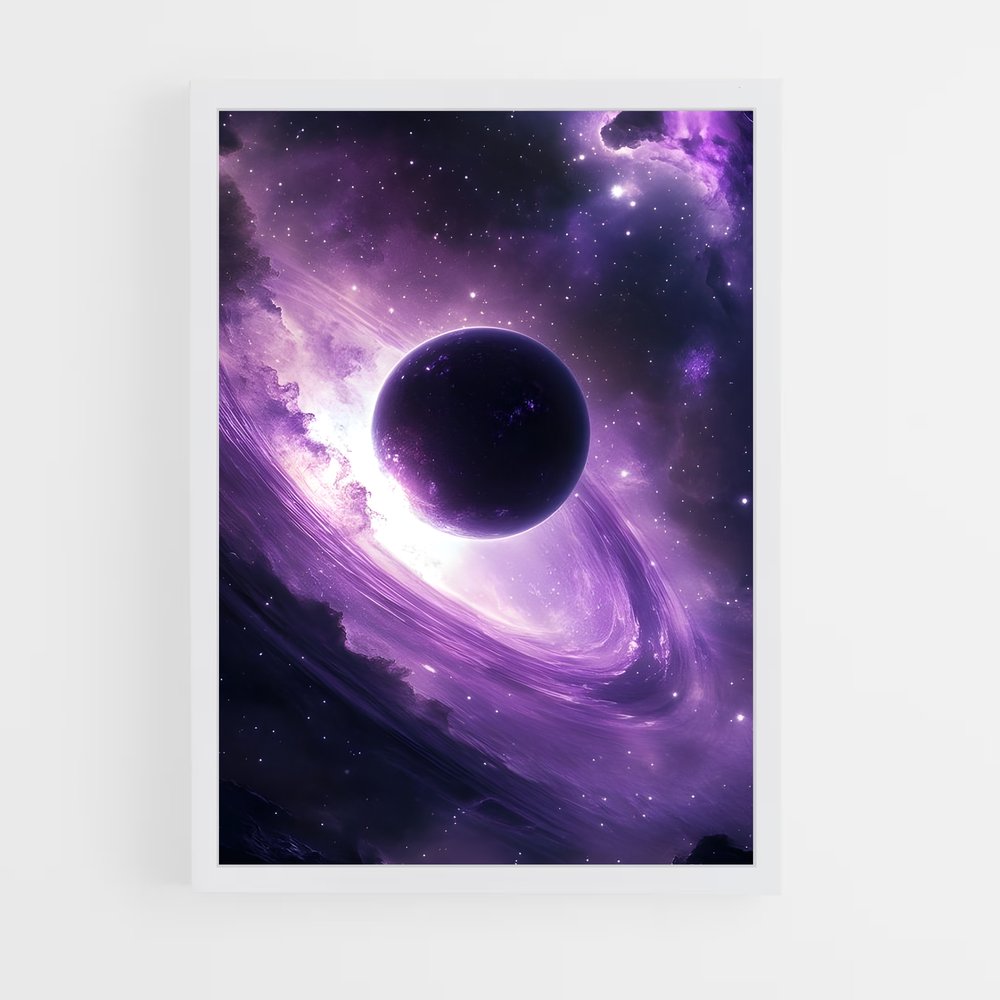 Poster Galaxie Violette (vue 3)