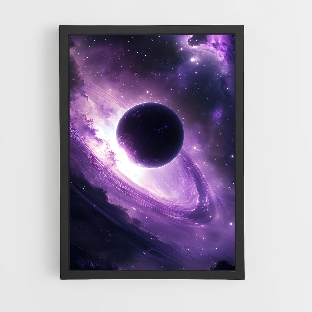 Poster Galaxie Violette (vue 2)