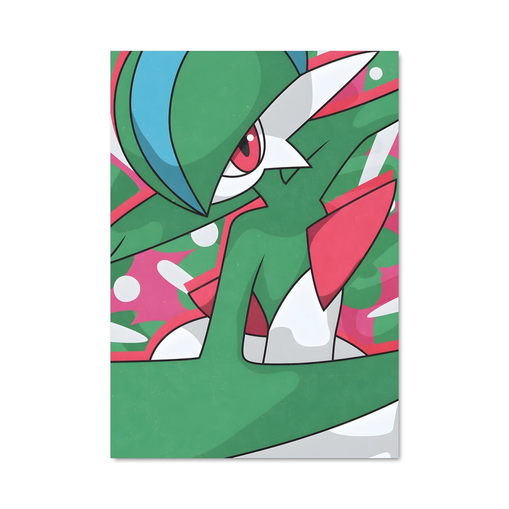 Poster Gallade en Action – affiche Pokemon