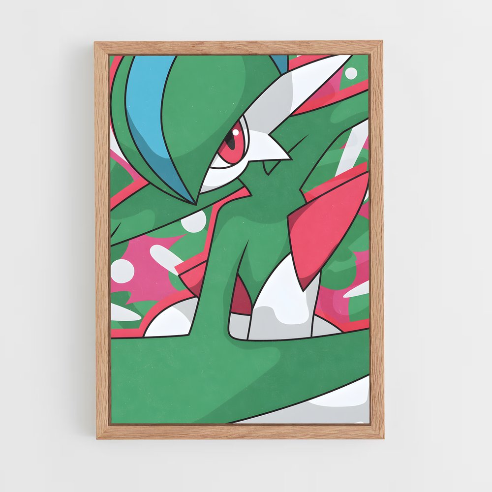 Poster Gallade en Action – affiche Pokemon (vue 4)