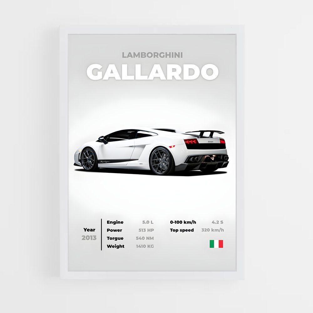Poster La Danse des Moutons – affiche Lamborghini (vue 3)