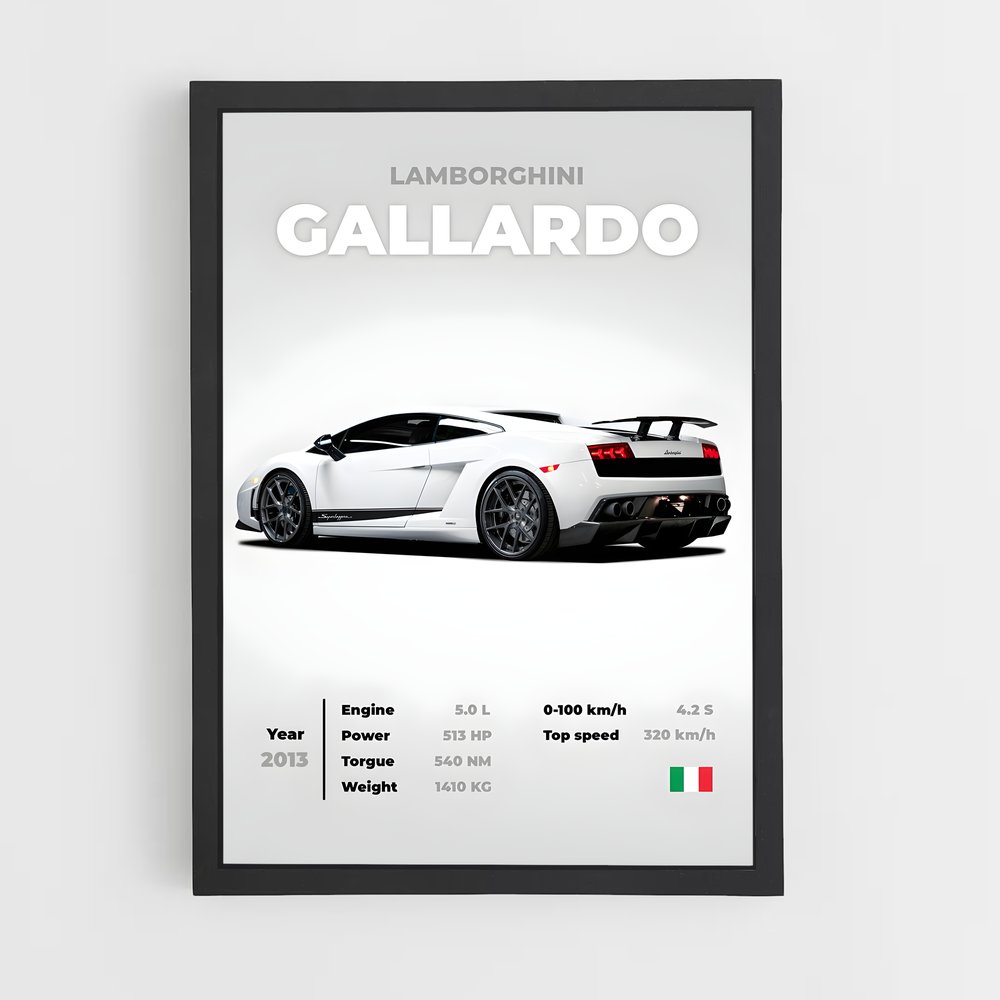 Poster La Danse des Moutons – affiche Lamborghini (vue 2)