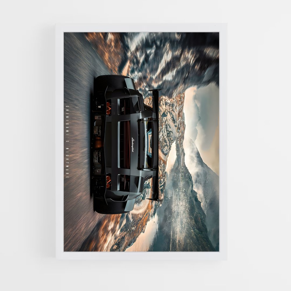 Poster Gallardo envolée – affiche Lamborghini (vue 3)