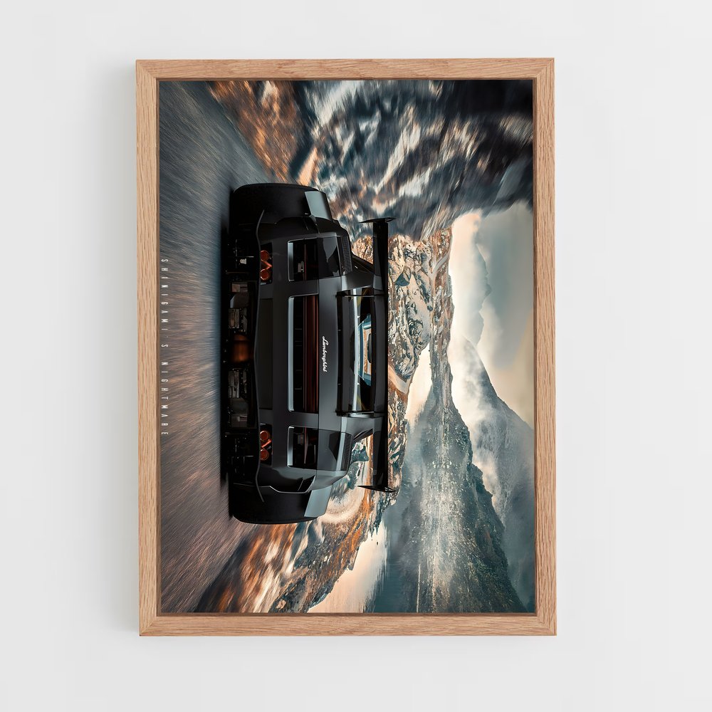 Poster Gallardo envolée – affiche Lamborghini (vue 4)