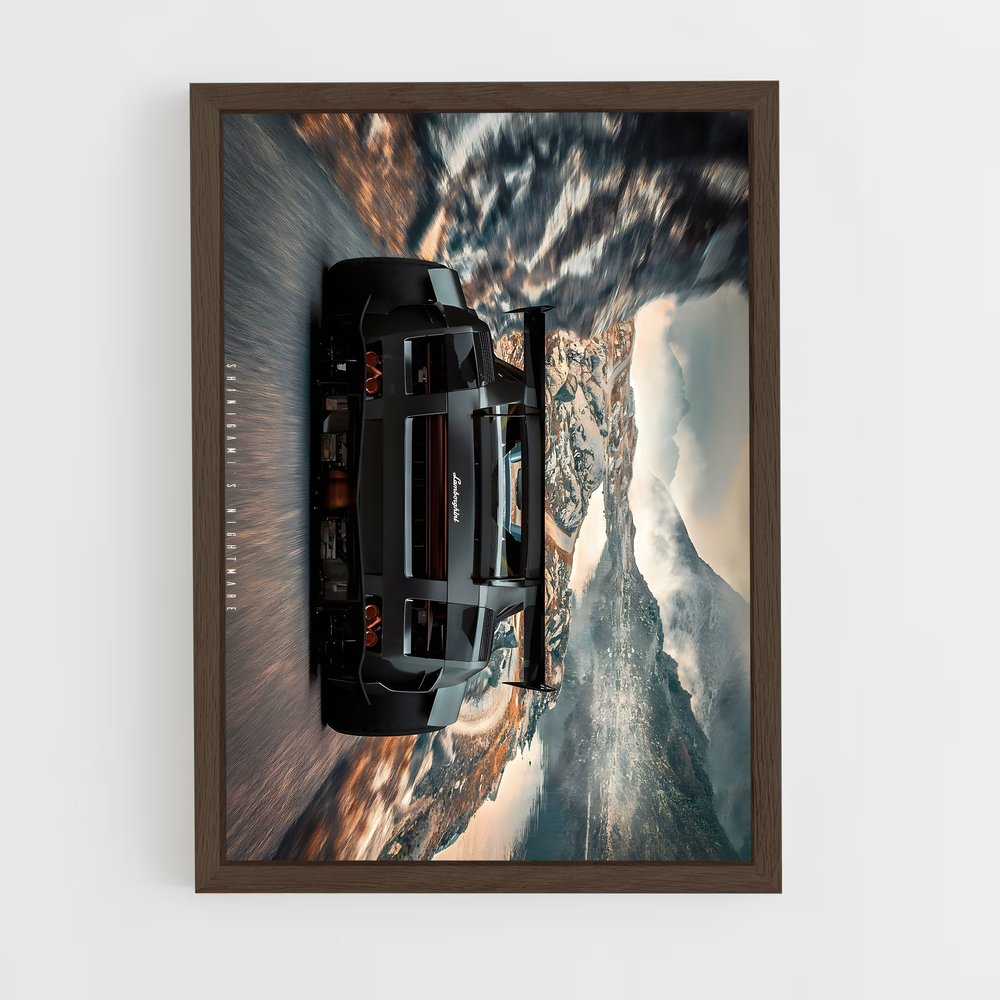 Poster Gallardo envolée – affiche Lamborghini (vue 5)